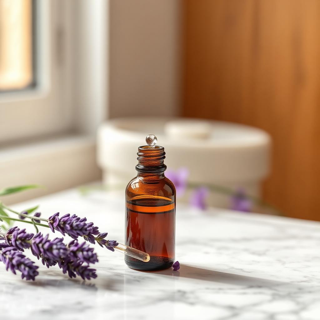 Aromatherapy essential oil with lavender